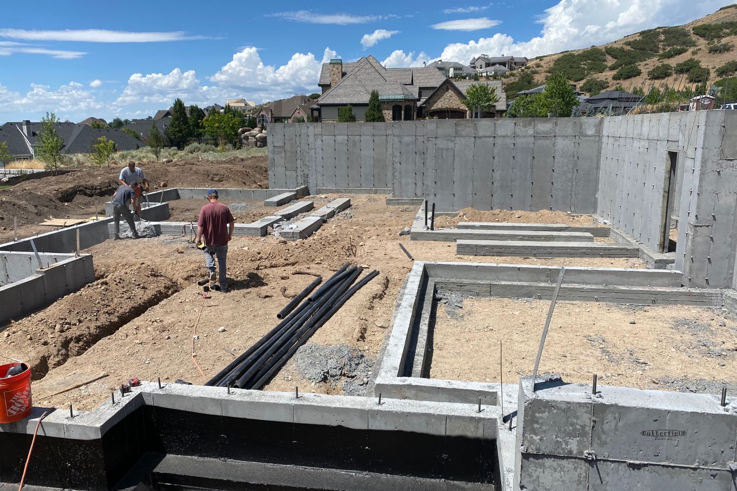 Residential Foundation Construction in Salt Lake County Utah